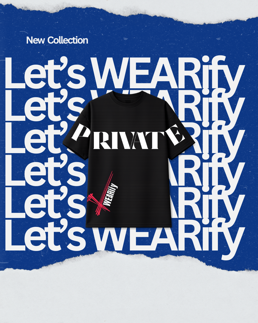 WEARIFY Private Printed Black Premium t-shirt