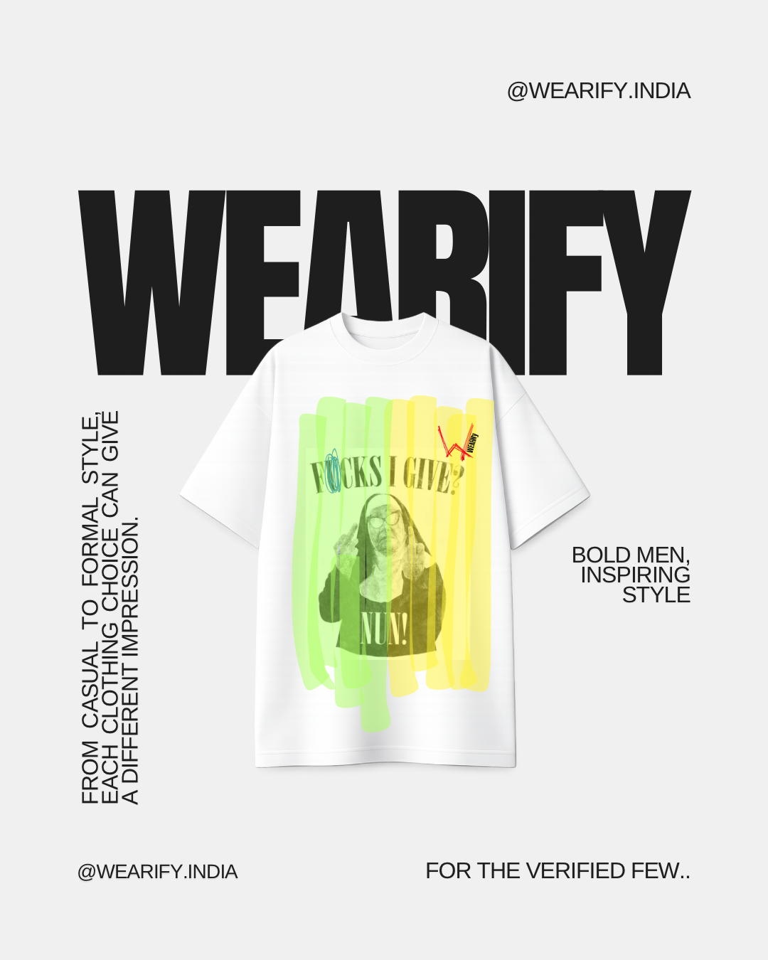 WEARIFY White Cool Premium Edition Tee